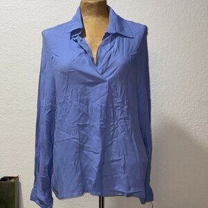 NWT $315 Lavender Blouse NIU Part Silk L 12 14